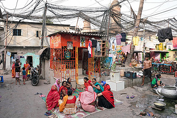 Armenviertel in Kolkata