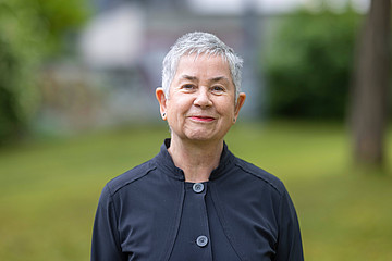 Portrait von Irme Stetter-Karp, die seit 2021 die Präsidentin des Zentralkomitees der deutschen Katholiken ist