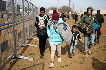 Flüchtlinge an der griechisch-türkischen Grenze