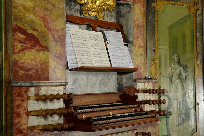 Barocke Freywis-Orgel in der Rottenbucher Pfarrkirche Mariae Geburt 