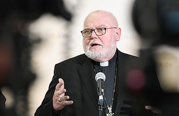 Kardinal Reinhard Marx am Montag, 11. März, in Lingen.