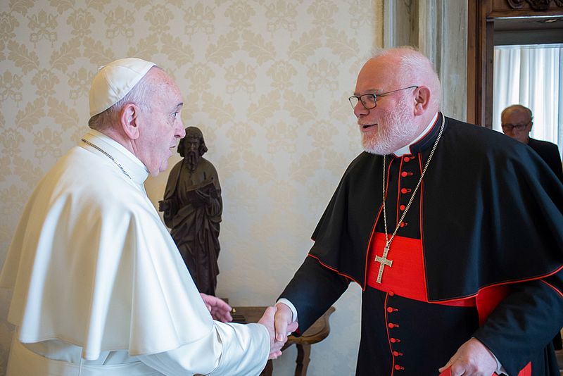 Papst Franziksus und Kardinal Reinhard Marx
