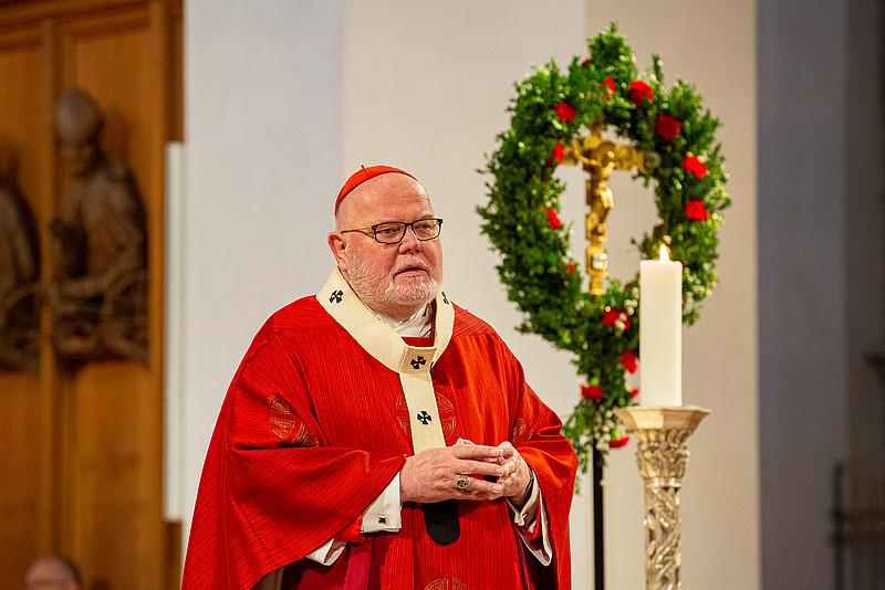 Kardinal Reinhard Marx im Münchner Liebfrauendom