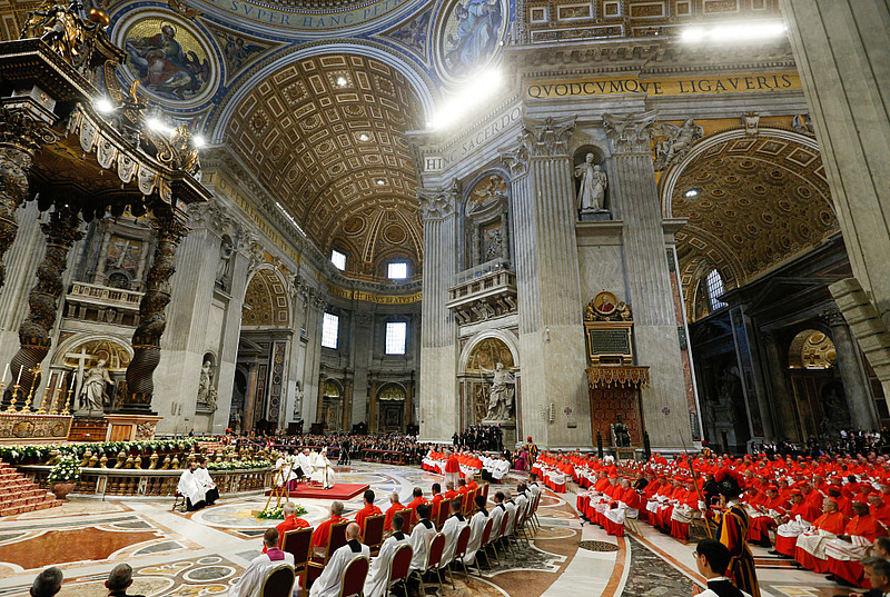Kardinäle beim Konsistorium am 27. August 2022 im Petersdom im Vatikan.
