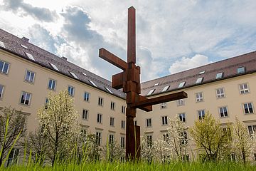 Der begrünte Innenhof der neuen Ordinariats-Zentrale in der Münchner Kapellenstraße