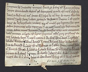 Urkunde von Bischof Otto I. von Freising (1147)