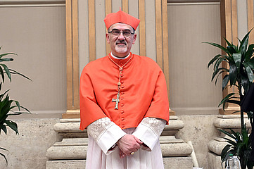 Hier ist der italienische Kardinal Pierbattista Pizzaballa zu sehen.