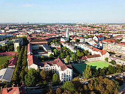 Der Campus Don Bosco mit dem Jugendwohnheim Salesianum in München-Haidhausen