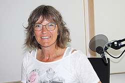 Claudia Mönius im Studio