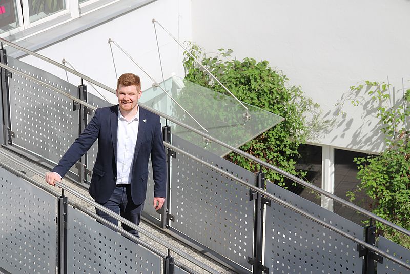 Bauingenieur,Daniel Köberle, ist neuer Landesvorsitzender des BDKJ in Bayern.