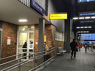 Die Bahnhofsmission im Münchner Hauptbahnhof