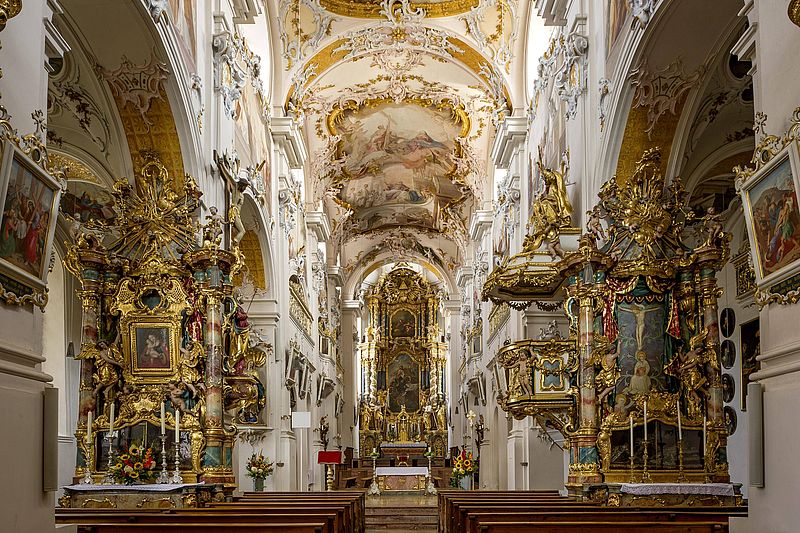 Hochaufgelöste Fotos bieten einen neuen Zugang zur Klosterkirche in Markt Indersdorf.