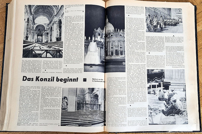 Seite aus der Münchner Kirchenzeitung von 1962.