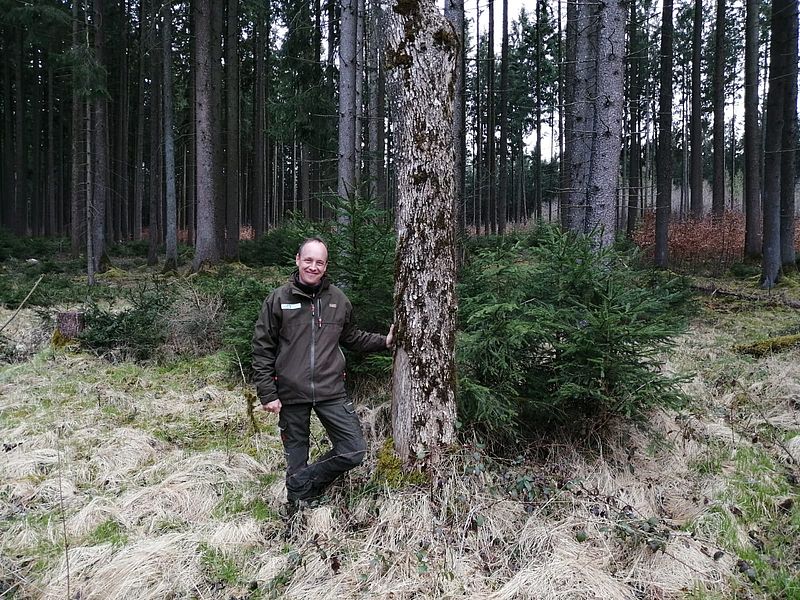 Torsten Ehnle ist Revierleiter für die Wälder des Erzbistums in Neumarkt St. Veit.
