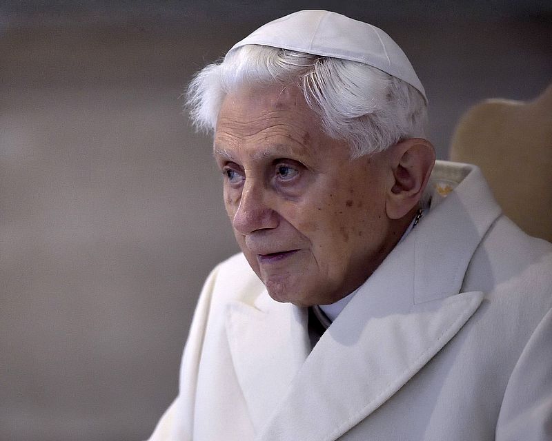 Papst em. Benedikt XVI. im Jahr 2015