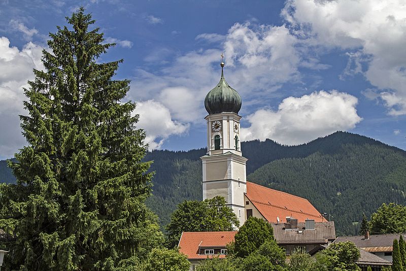 katholische Pfarrkirche von Oberammergau St. Peter und Paul 