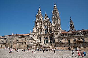 Dieses Jahr noch Pilgerziel von Peregrinatio: Die Kathedrale von Santiago de Compostela.
