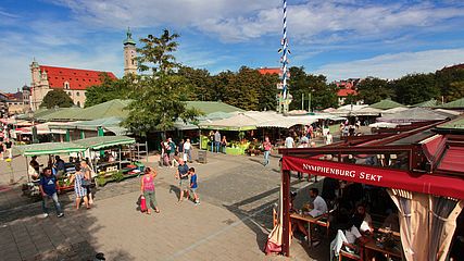 Der Münchner Viktualienmarkt wird immaterielles Kulturerbe.