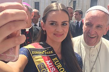 Selfie mit Papst Franziskus