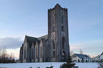Die Kathedrale von Reykjavik
