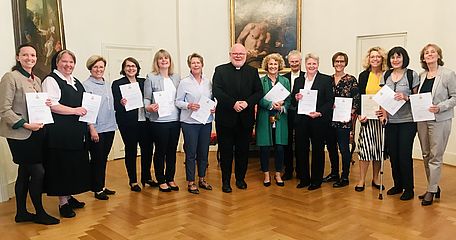 Gruppenbild der Frauenkommission mit Kardinal Reinhard Marx