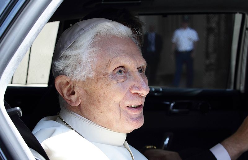 Der emeritierte Papst Benedikt XVI. im Jahr 2015. 