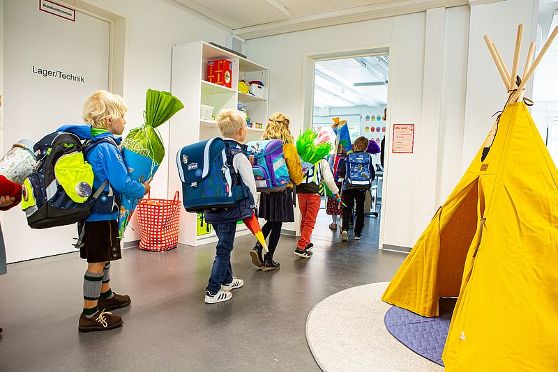35 Erstklässler hatten in der Franziskus-Grundschule ihren ersten Schultag.